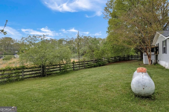 7310 Pea Ridge Pl, Gainesville, GA 30506 - view of yard featuring a fenced backyard