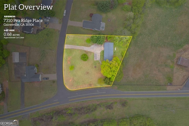 7310 Pea Ridge Pl, Gainesville, GA 30506 - aerial view