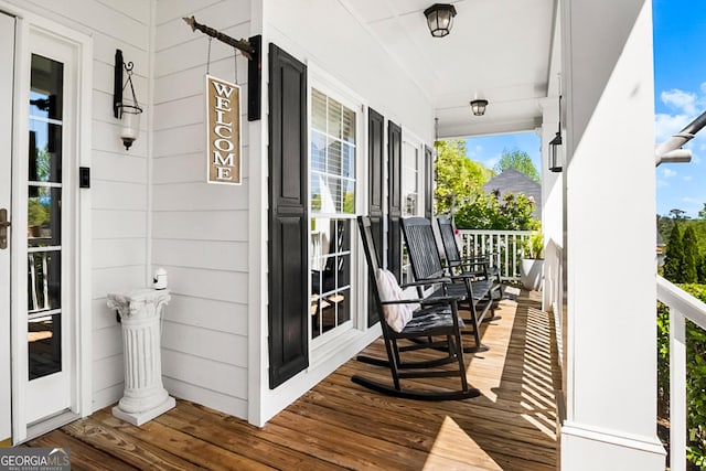 561 Valleyside Dr, Dallas, GA 30157 - view of wooden porch