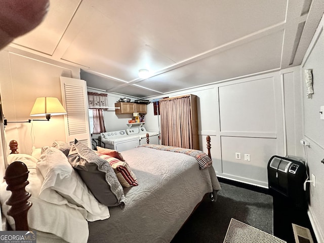 80 Hill Farm Rd, Alamo, GA 30411 - bedroom featuring washing machine and dryer