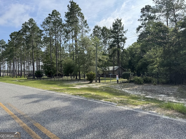 80 Hill Farm Rd, Alamo, GA 30411 - view of asphalt street with view of wooded area
