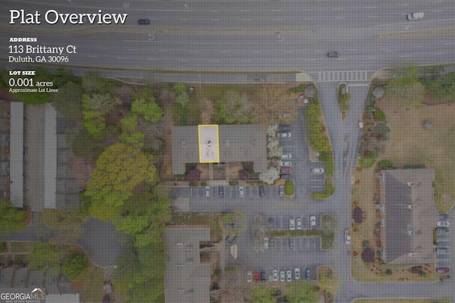 113 Brittany Ct, Duluth, GA 30096 - bird's eye view