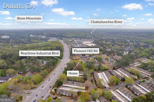 113 Brittany Ct, Duluth, GA 30096 - birds eye view of property