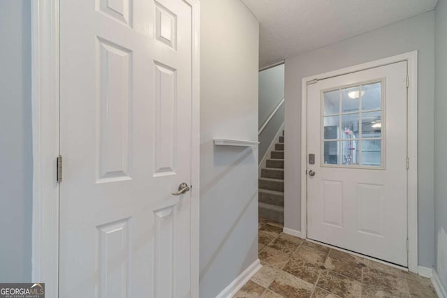 29 Monte Ln, Jefferson, GA 30549 - entryway featuring stairway and stone finish flooring