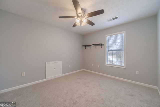 29 Monte Ln, Jefferson, GA 30549 - empty room with carpet floors, ceiling fan, and a textured ceiling