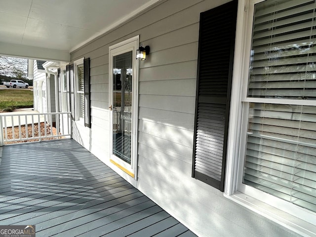 22 Edgewood Dr, Carrollton, GA 30116 - wooden deck with covered porch