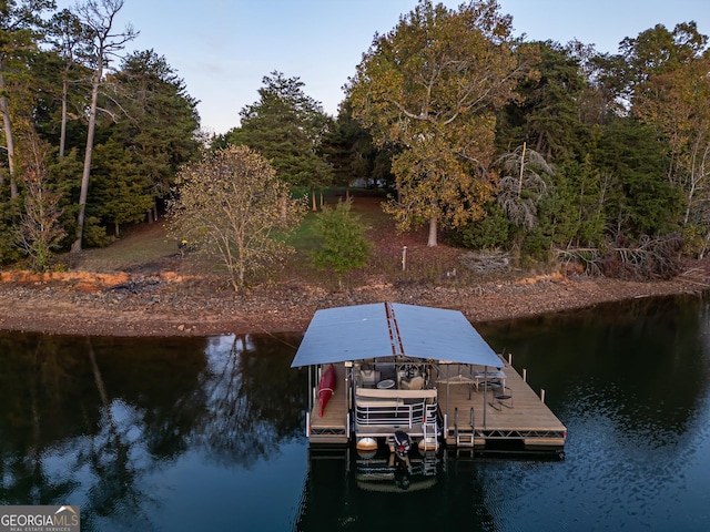 215 Cedar St, Anderson, SC 29626 - view of dock featuring a water view
