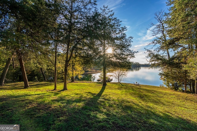 215 Cedar St, Anderson, SC 29626 - view of yard featuring a water view