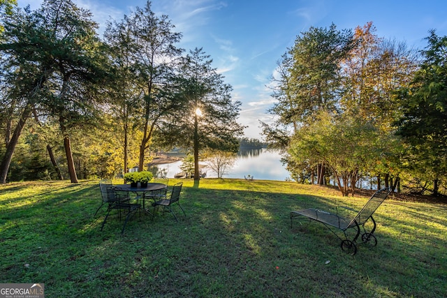 215 Cedar St, Anderson, SC 29626 - view of yard with a water view