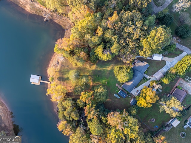215 Cedar St, Anderson, SC 29626 - birds eye view of property featuring a water view