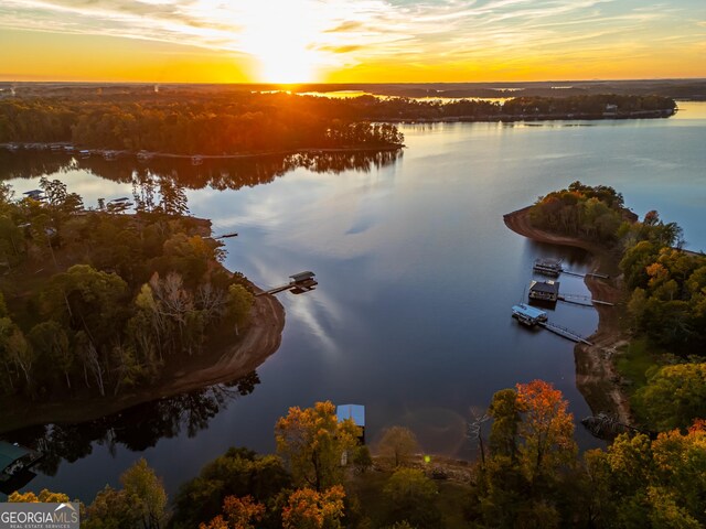 215 Cedar St, Anderson, SC 29626 - drone / aerial view with a water view