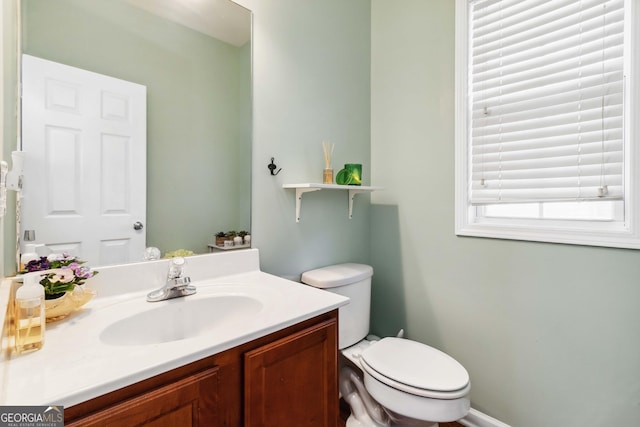 2319 White Alder Dr, Buford, GA 30519 - bathroom featuring vanity and toilet
