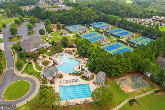 3105 Neal Ct, Cumming, GA 30041 - aerial view