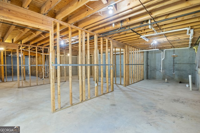 185 Cold Harbor Ct, Sharpsburg, GA 30277 - view of unfinished basement