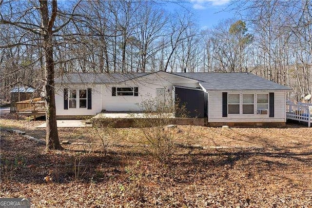 4941 N Helton Rd, Winston, GA 30187 - view of front facade featuring a wooden deck