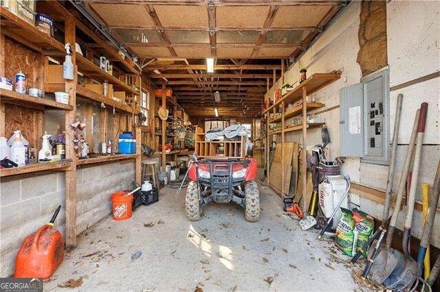 4941 N Helton Rd, Winston, GA 30187 - storage area featuring electric panel