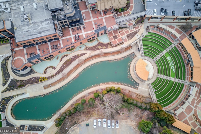 aerial view of property's location