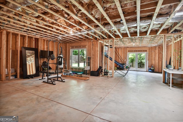 1155 Mcconnell Dr, Decatur, GA 30033 - miscellaneous room with concrete flooring
