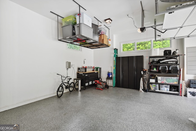 1155 Mcconnell Dr, Decatur, GA 30033 - garage featuring a garage door opener
