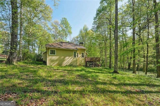 230 Oakmere Dr, Alpharetta, GA 30009 - view of yard with a deck