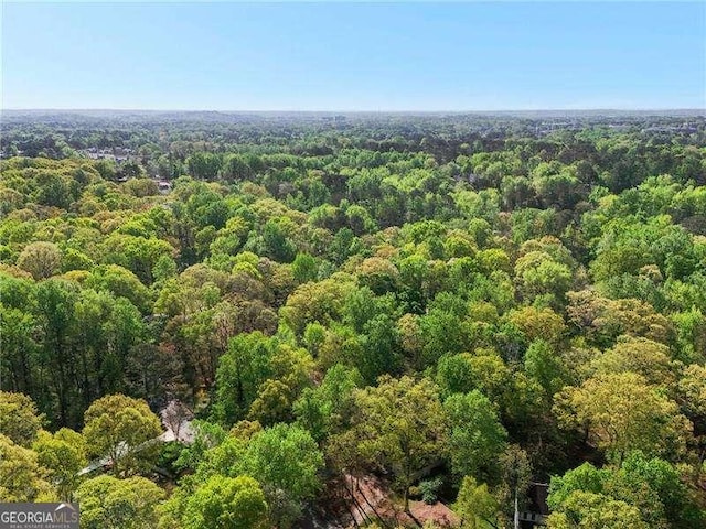 230 Oakmere Dr, Alpharetta, GA 30009 - aerial view with a wooded view