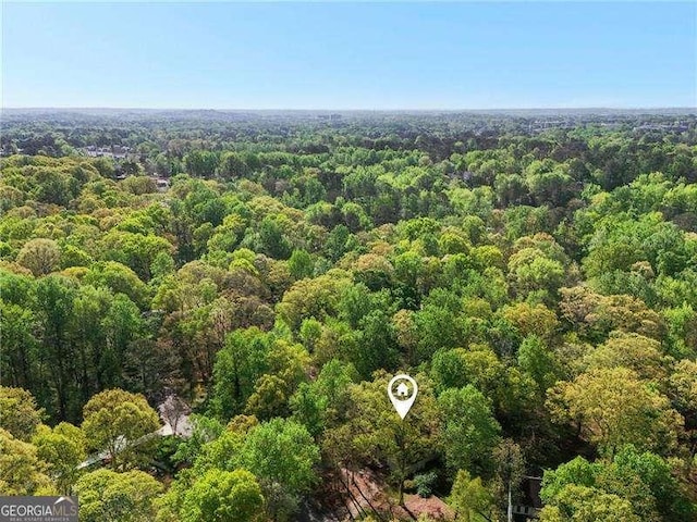 230 Oakmere Dr, Alpharetta, GA 30009 - drone / aerial view with a view of trees