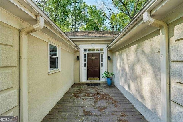 230 Oakmere Dr, Alpharetta, GA 30009 - entrance to property with stucco siding