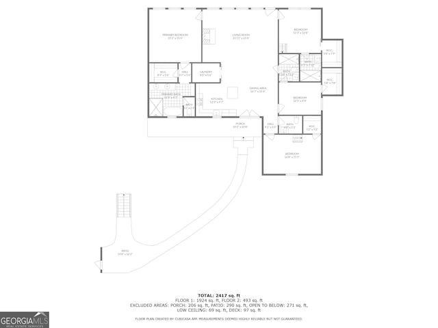 1001 Sugar Hill Way, Buckhead, GA 30625 - floor plan