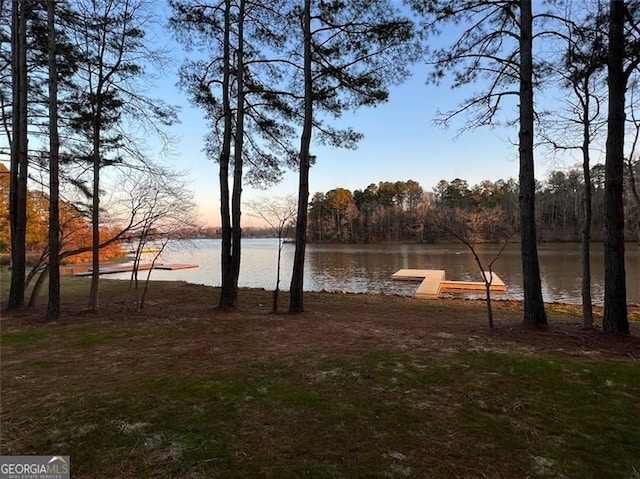 1001 Sugar Hill Way, Buckhead, GA 30625 - view of water feature with a boat dock