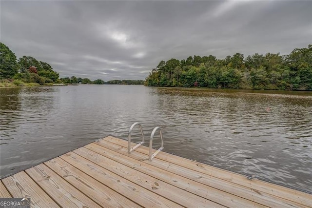 1001 Sugar Hill Way, Buckhead, GA 30625 - dock area with a water view and a wooded view