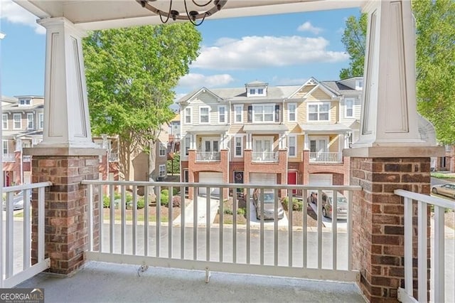 view of gate featuring a residential view