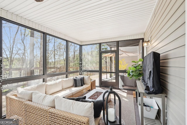 185 Starlight Dr, Dahlonega, GA 30533 - sunroom / solarium with an outdoor living space with a fire pit