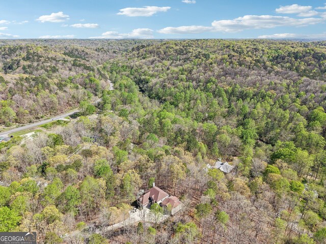 185 Starlight Dr, Dahlonega, GA 30533 - aerial view with a forest view