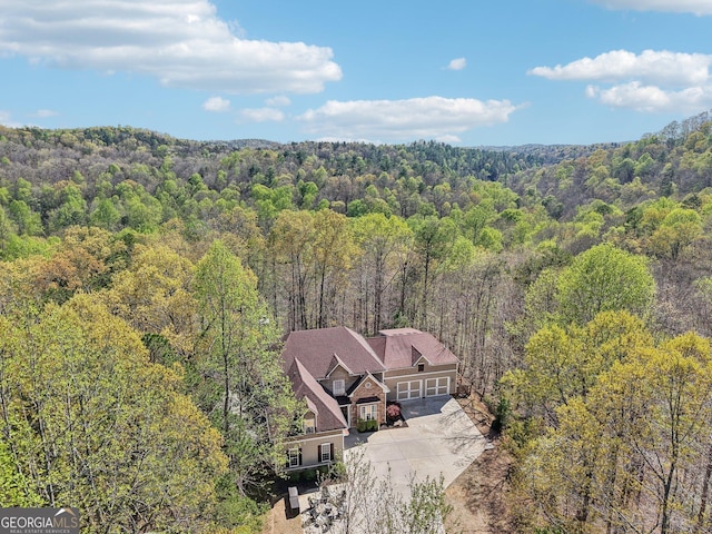 185 Starlight Dr, Dahlonega, GA 30533 - birds eye view of property featuring a view of trees