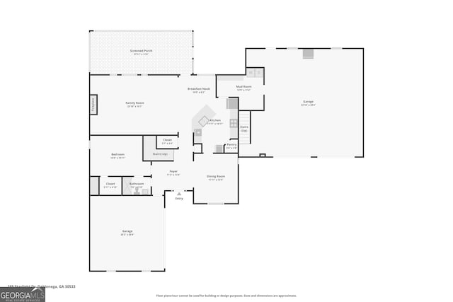 185 Starlight Dr, Dahlonega, GA 30533 - view of layout