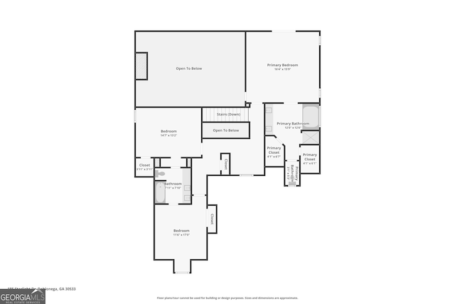 185 Starlight Dr, Dahlonega, GA 30533 - view of layout