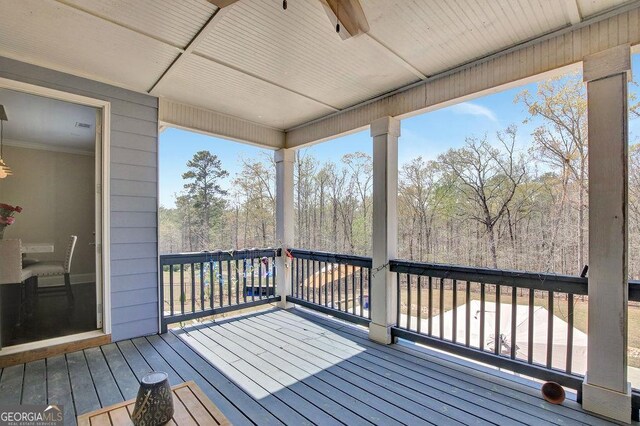 view of deck