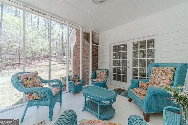 3775 Belle Glade Trl, Snellville, GA 30039 - sunroom / solarium with french doors