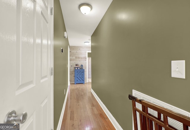 192 Aubrey Ave NE, Calhoun, GA 30701 - corridor featuring hardwood / wood-style floors and baseboards