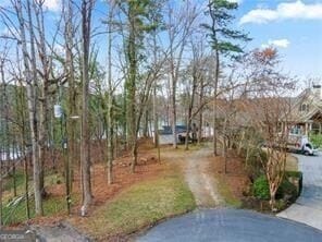 view of street featuring driveway