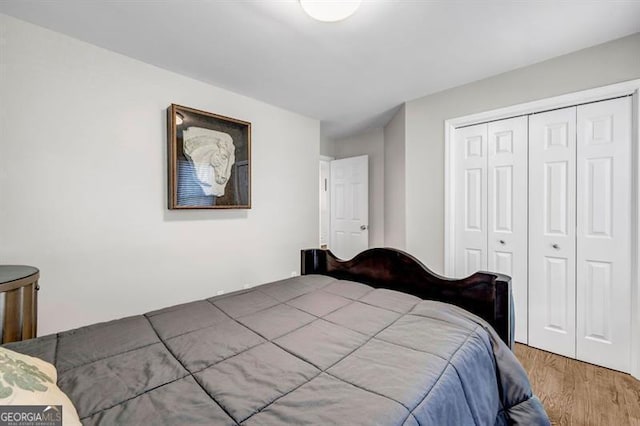 3139 Players Dr, Jonesboro, GA 30236 - bedroom with wood finished floors and a closet