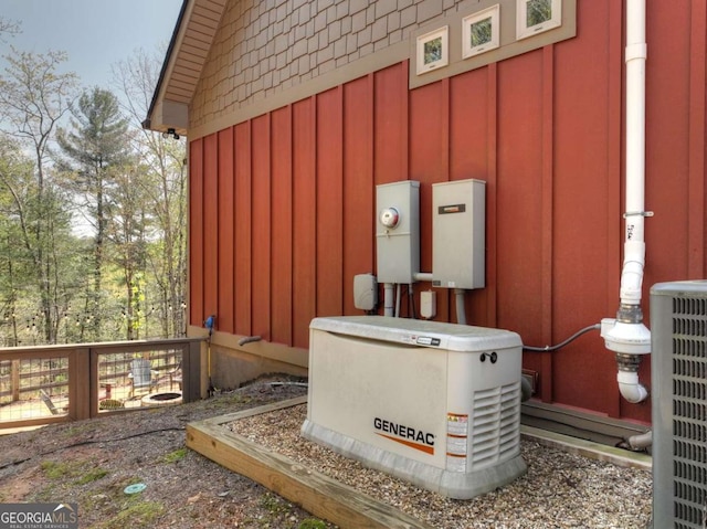 517 Monet Dr Unit 1144R, Ellijay, GA 30540 - exterior view of a power unit and board and batten siding