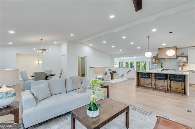808 Sherwood Rd, Gainesville, GA 30501 - living room with light wood-style floors and recessed lighting