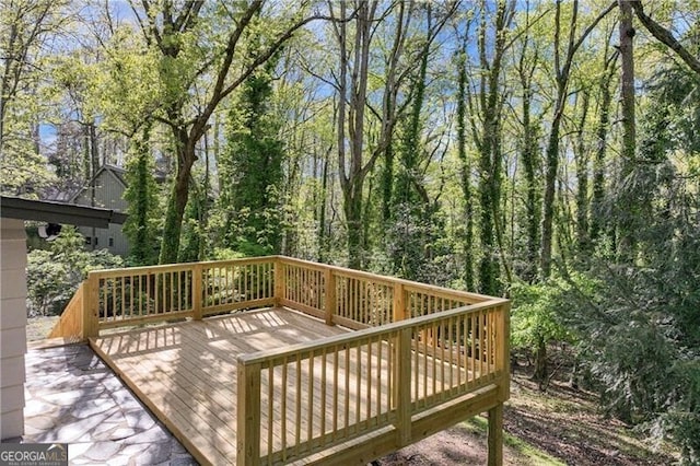 808 Sherwood Rd, Gainesville, GA 30501 - view of wooden deck