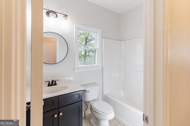 288 Pine Way, Dallas, GA 30157 - bathroom with tile patterned flooring, toilet, and vanity