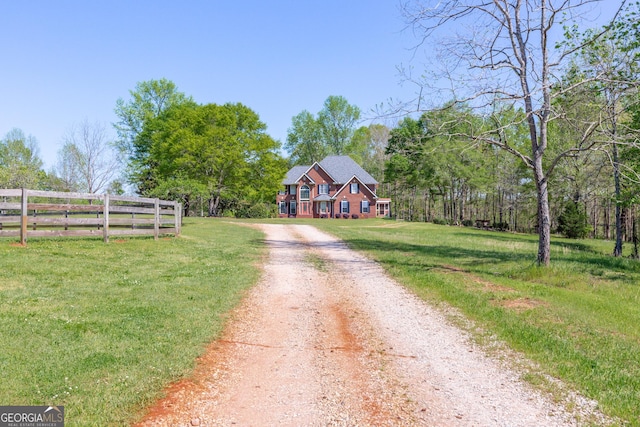 516 Turner Rd, Concord, GA 30206 - colonial home with dirt driveway