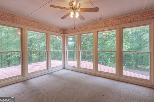 516 Turner Rd, Concord, GA 30206 - unfurnished sunroom featuring carpet flooring