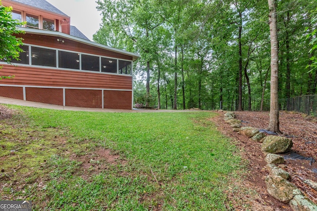516 Turner Rd, Concord, GA 30206 - view of yard with a sunroom