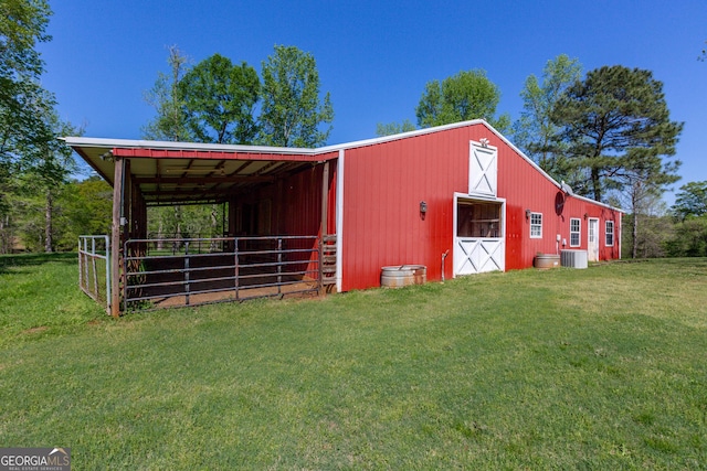 516 Turner Rd, Concord, GA 30206 - view of outbuilding featuring central AC and an outdoor structure