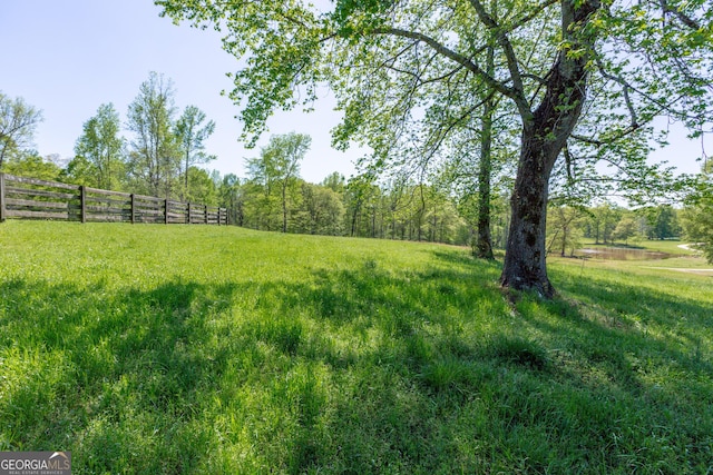 516 Turner Rd, Concord, GA 30206 - view of yard with fence and a view of countryside